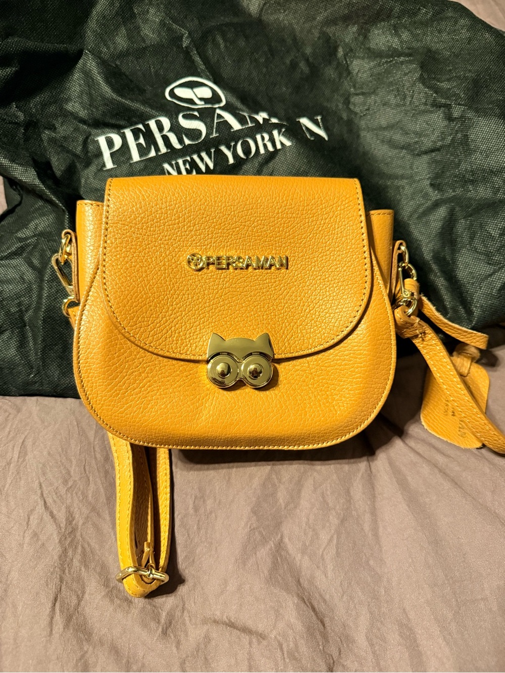 Persaman New York Leather Crossbody Bag